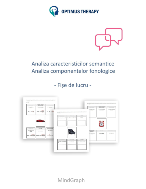 Analiza caracteristicilor semantice. Fișe de lucru